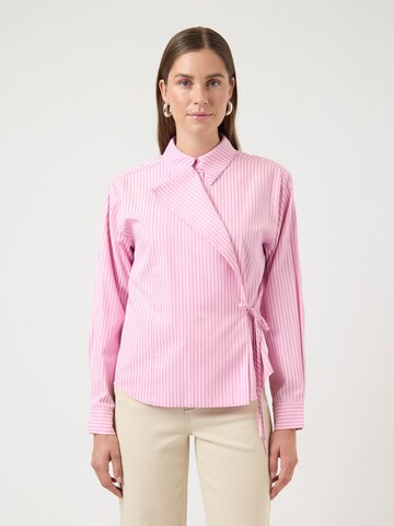 YAS Blouse in Lila: voorkant