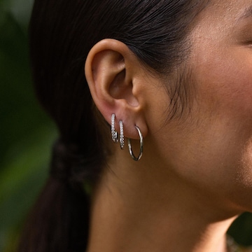 Orecchini 'Lovely Glitter' di PURELEI in argento: frontale