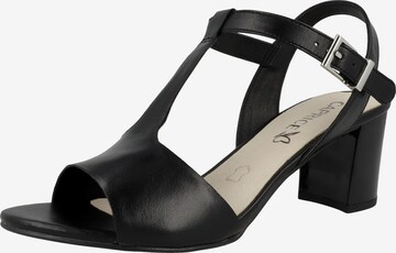 CAPRICE Sandals in Black: front