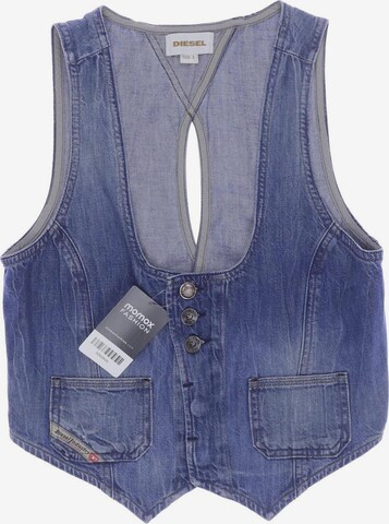 DIESEL Vest in S in Blue: front