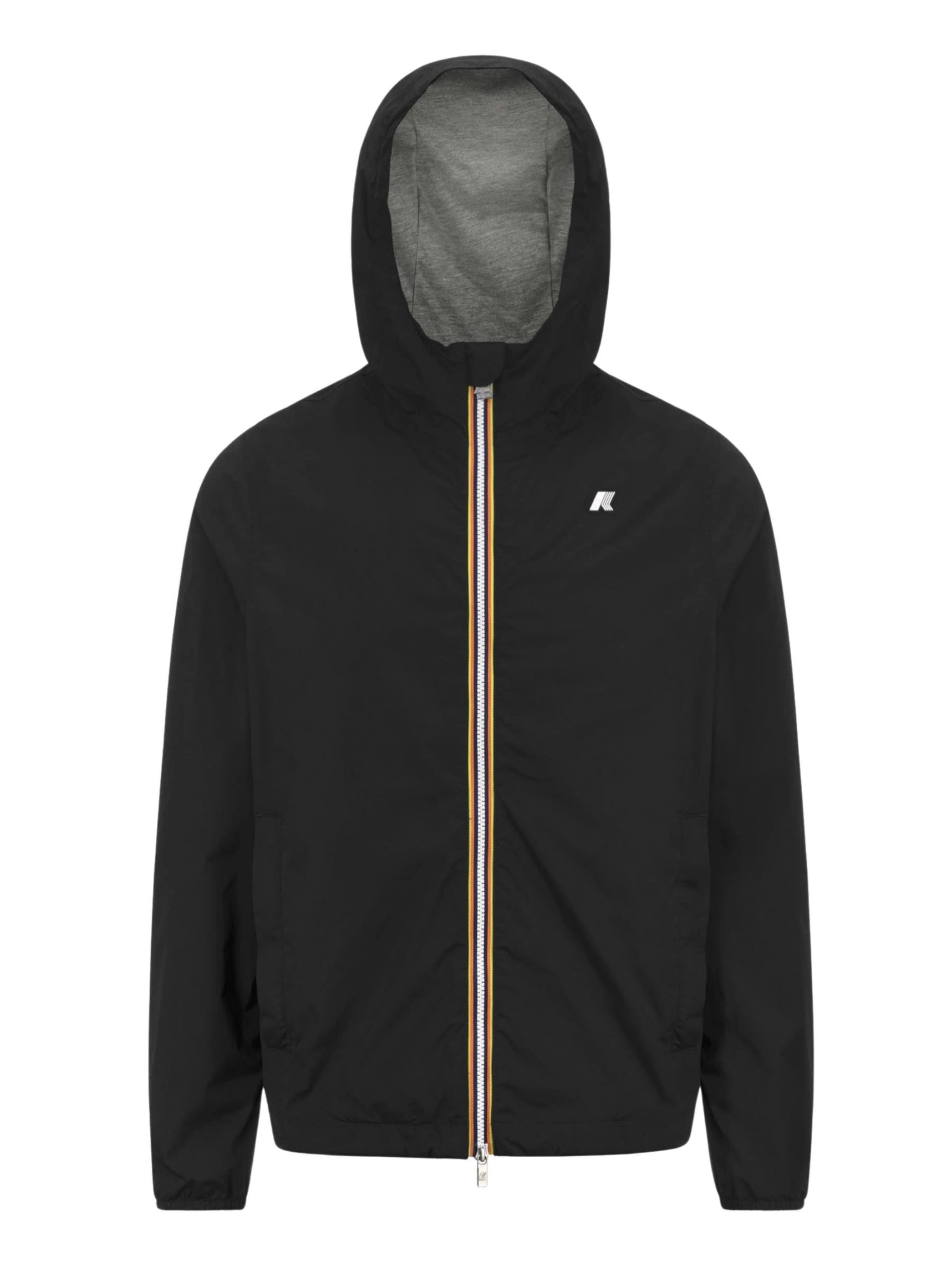 K-Way Between-season jacket in Black: front