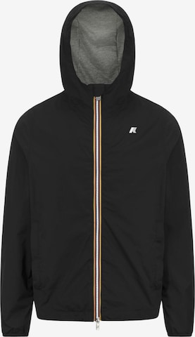 Veste mi-saison K-Way en noir : devant