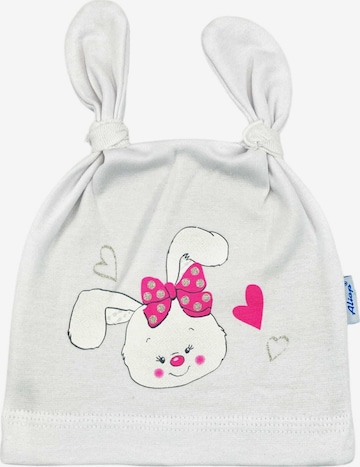 Aliap Muts in Wit: voorkant