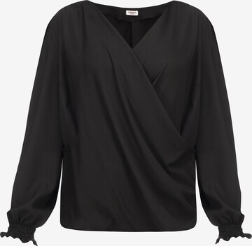 Karko Blouse 'Magma' in Zwart: voorkant