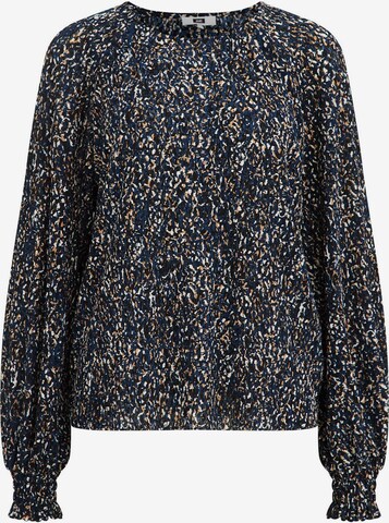 WE Fashion Blouse in Blauw: voorkant