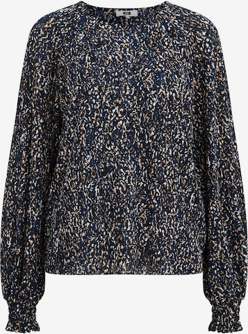 WE Fashion Blouse in Blauw: voorkant