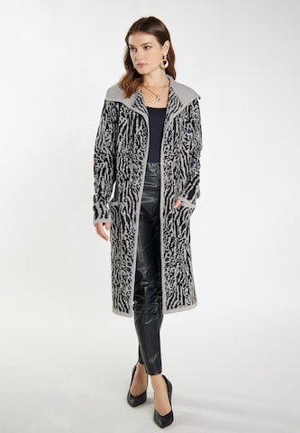 Manteau en tricot 'Paino' faina en gris