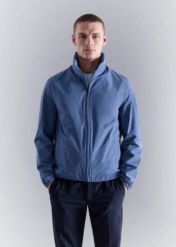 MANGO MAN Between-Season Jacket 'Cosmos' in Blue: front