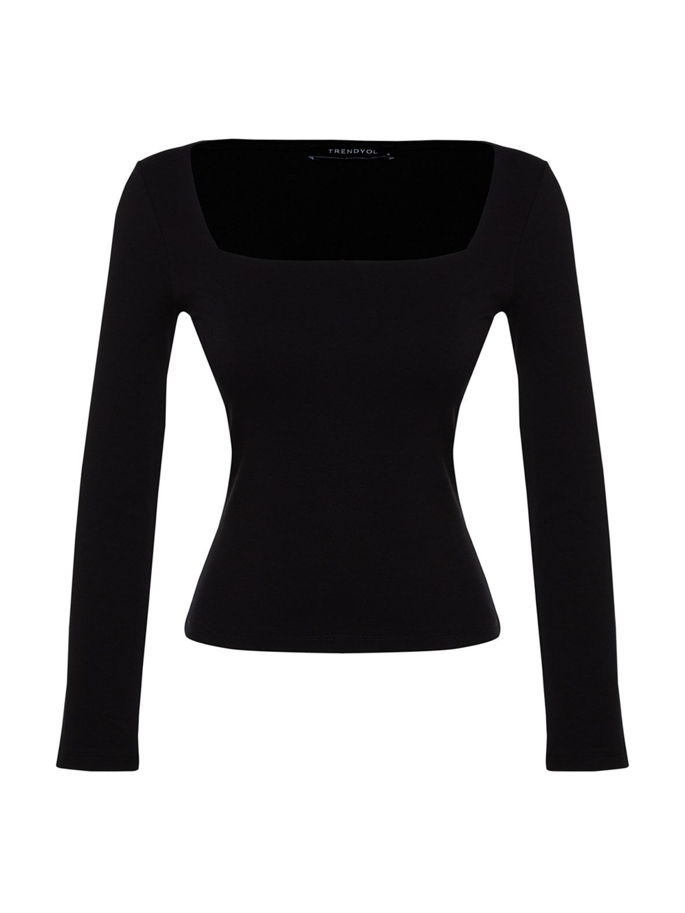 melns Trendyol T-Krekls: no priekšpuses