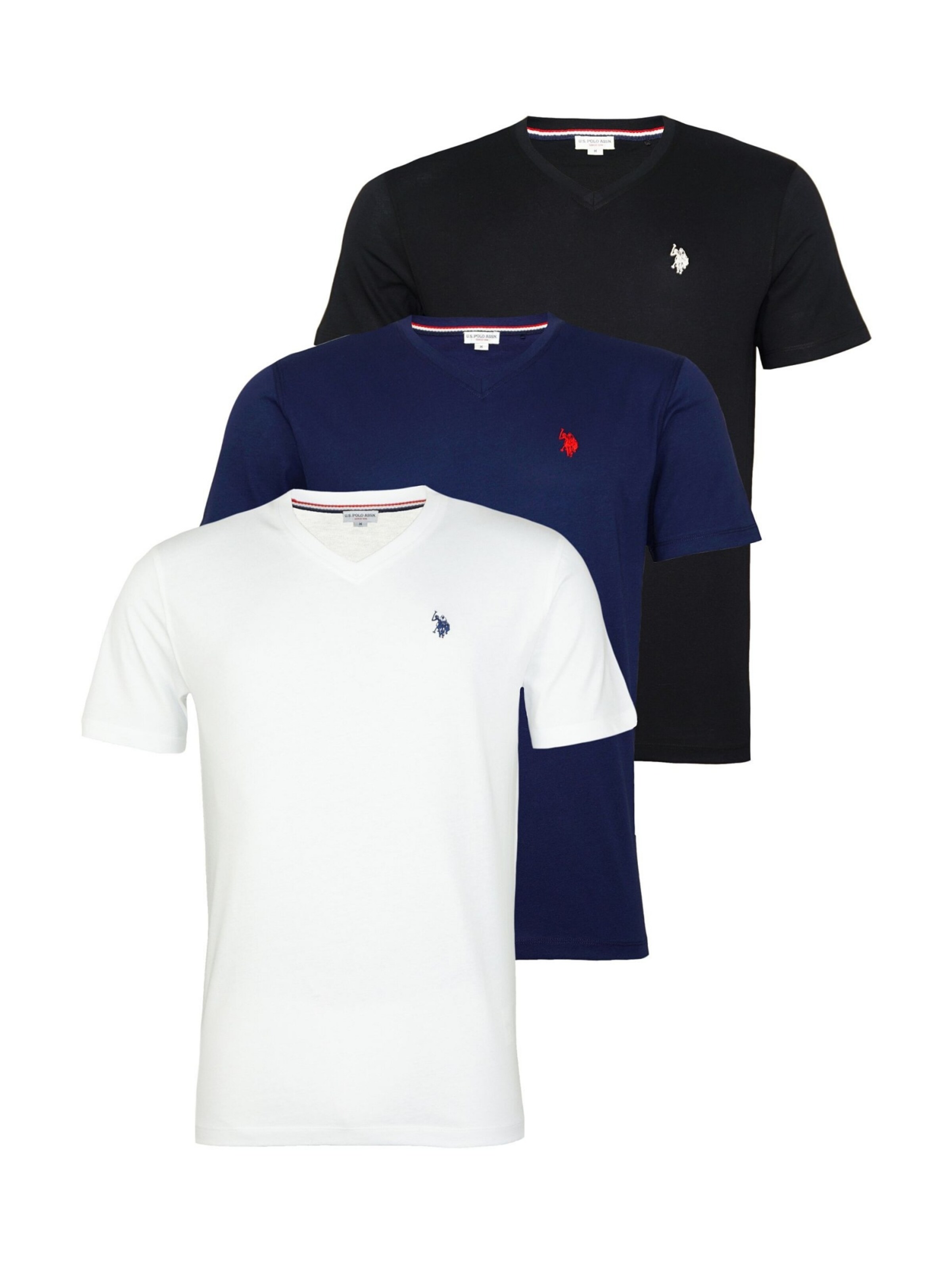 U.S. POLO ASSN. T-Shirt en mélange de couleurs, Vue avec produit