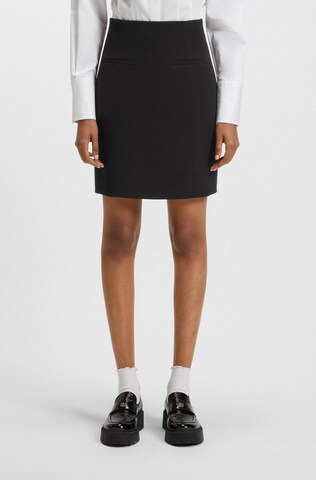 HUGO Rock 'Ropisa' in Schwarz: Vorderseite