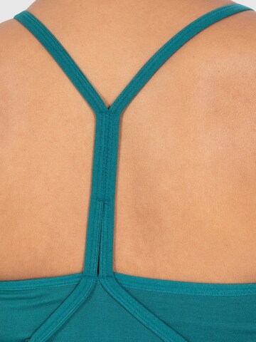 Bustier Soutien-gorge de sport 'Solid Scrunch' Smilodox en vert