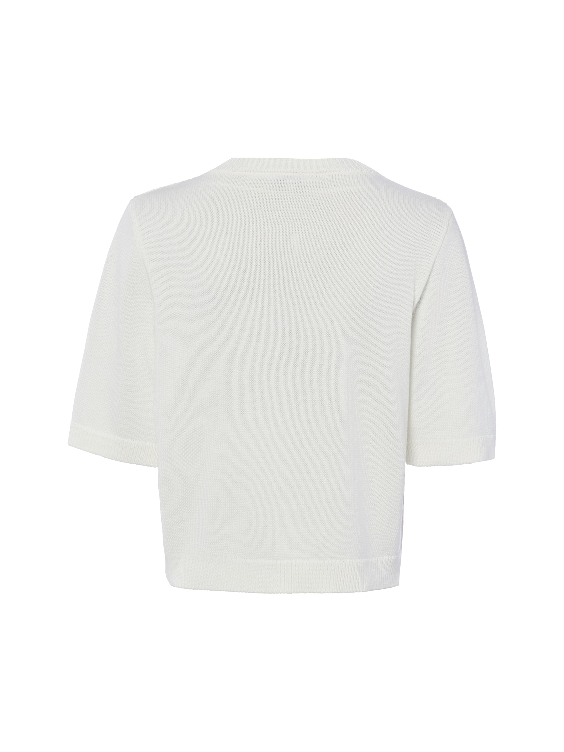 MORE & MORE Gebreid vest in Wit
