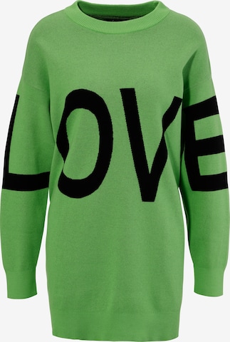Aniston CASUAL Pullover in Grün: Vorderseite