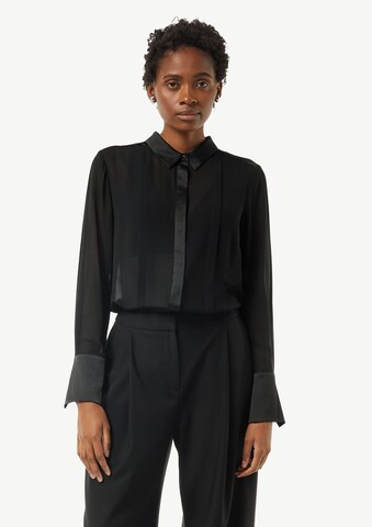 COMMA Blouse in Zwart: voorkant