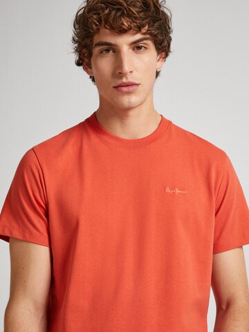 Pepe Jeans Shirt 'Connor' in Orange