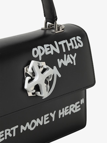 Off-White Crossbody Bag in Black