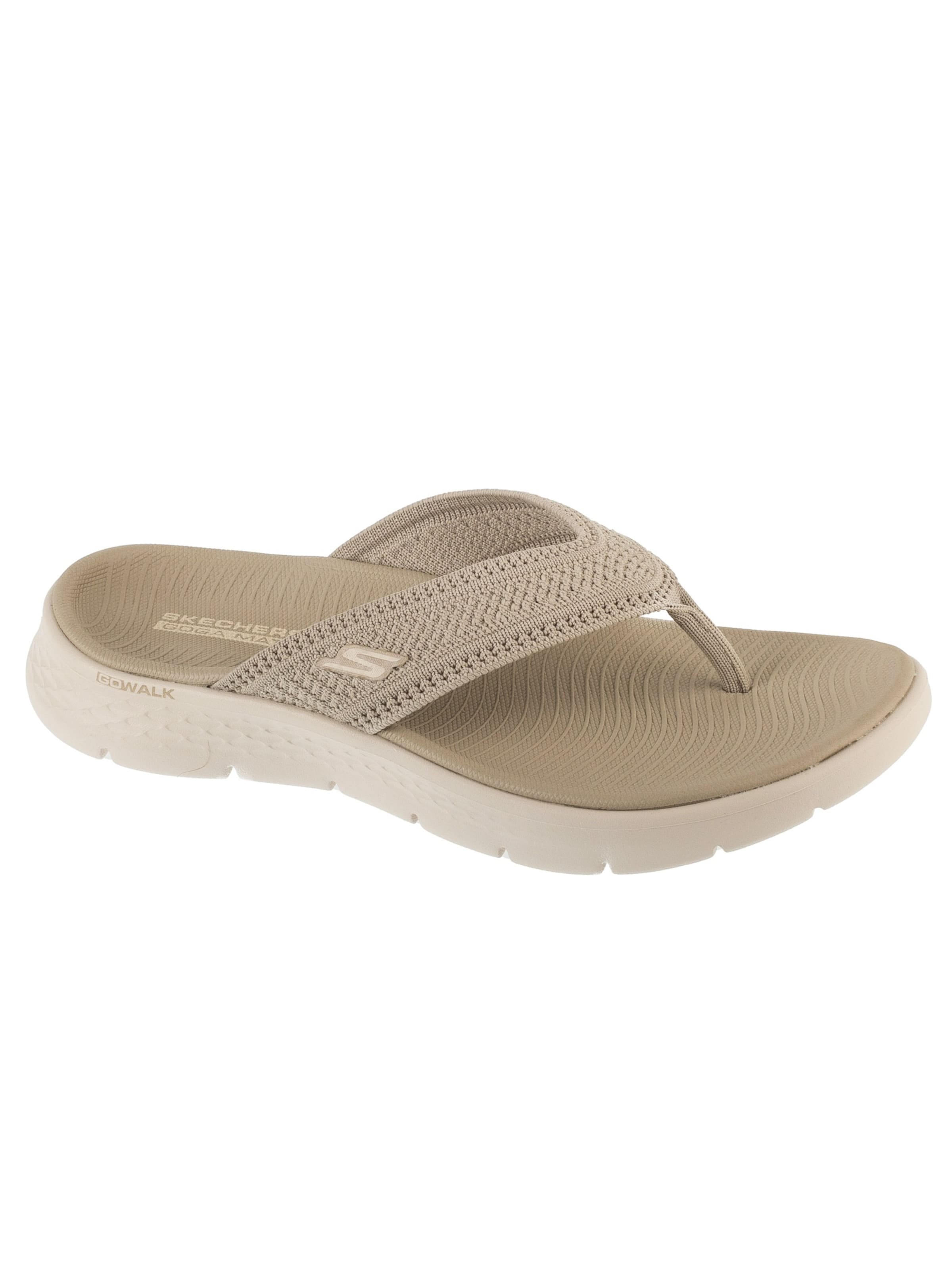 SKECHERS Zehentrenner 'Skechers Go Walk Flex Sandal - Holly'‌ in Beige: Vorderseite