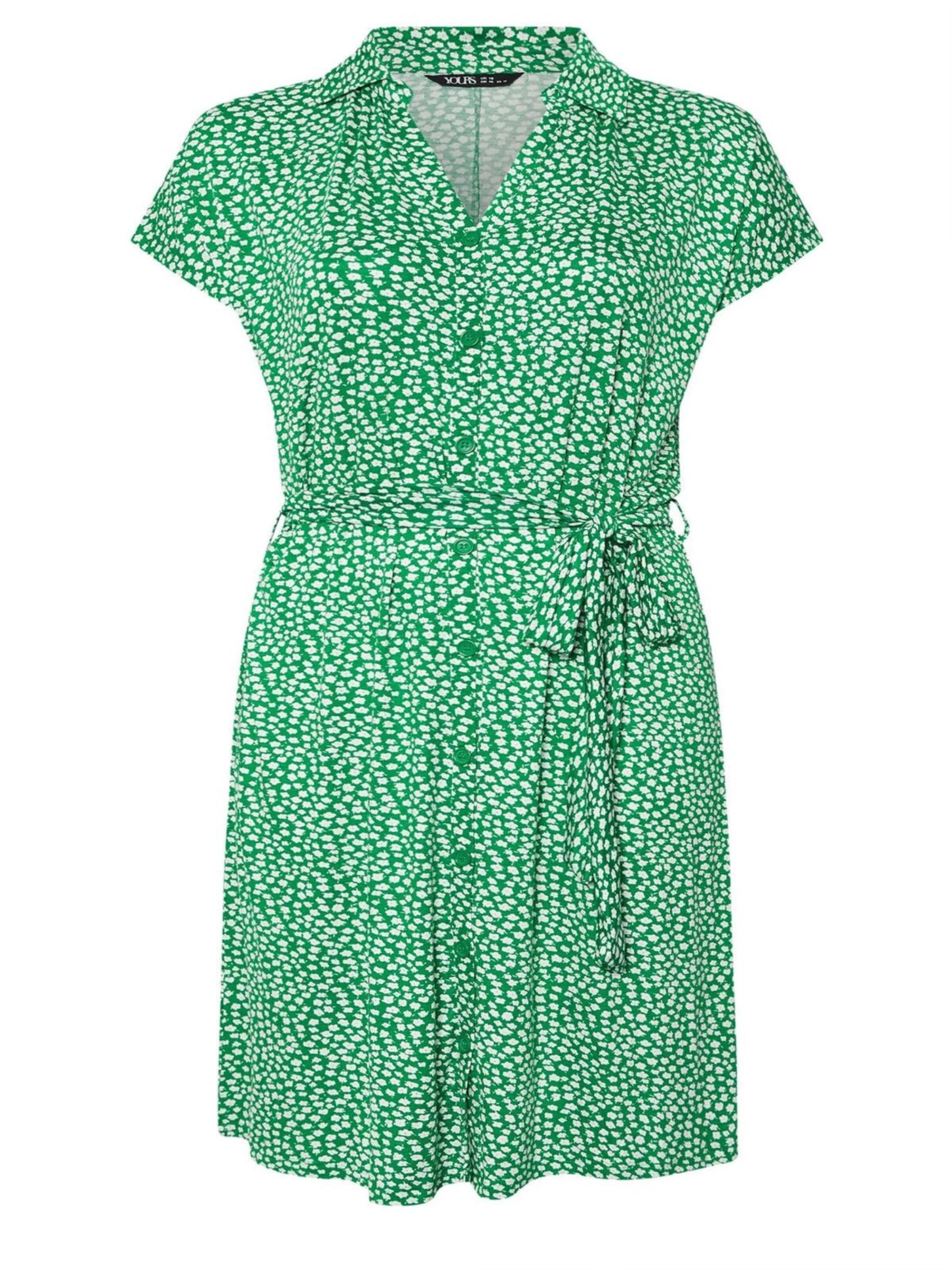 Stil Diva Kleid‌‌‌ in Grün: Vorderseite