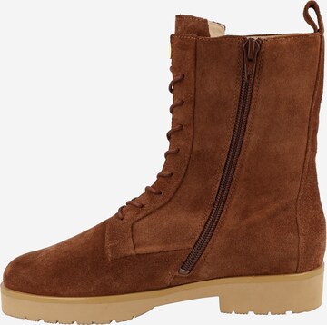 Högl Lace-Up Ankle Boots in Brown