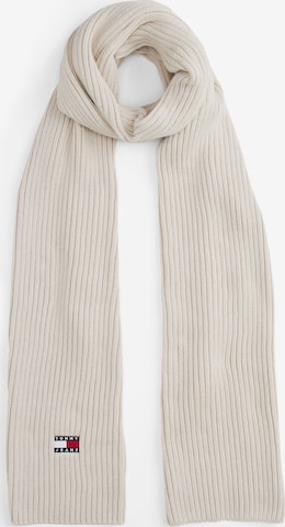 Écharpe 'Heritage' Tommy Jeans en beige : devant