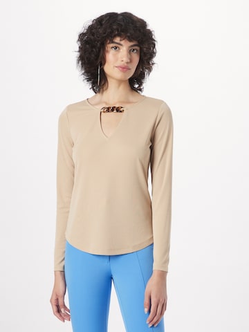 T-shirt 'CLIANTHA' Lauren Ralph Lauren en beige : devant