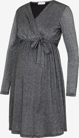 MAMALICIOUS Dress 'Jasmin' in Grey: front