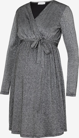 MAMALICIOUS Dress 'Jasmin' in Grey: front