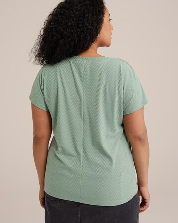 T-shirt WE Fashion en vert