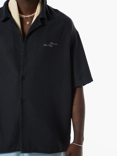 VAMOS CLO Chemise 'Spirea' en jaune / violet / noir, Vue avec produit
