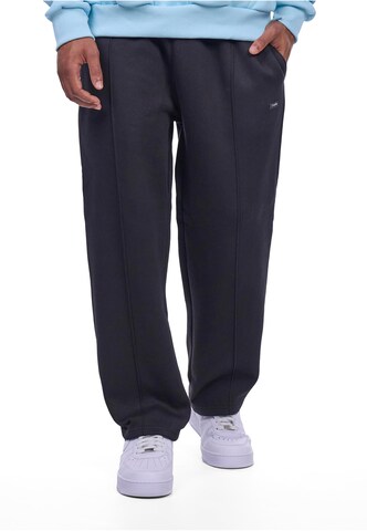 Dropsize Loose fit Pants in Black: front