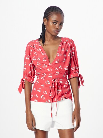 Dorothy Perkins Blouse in Rood: voorkant