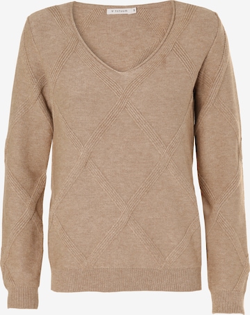 TATUUM Sweater in Beige: front