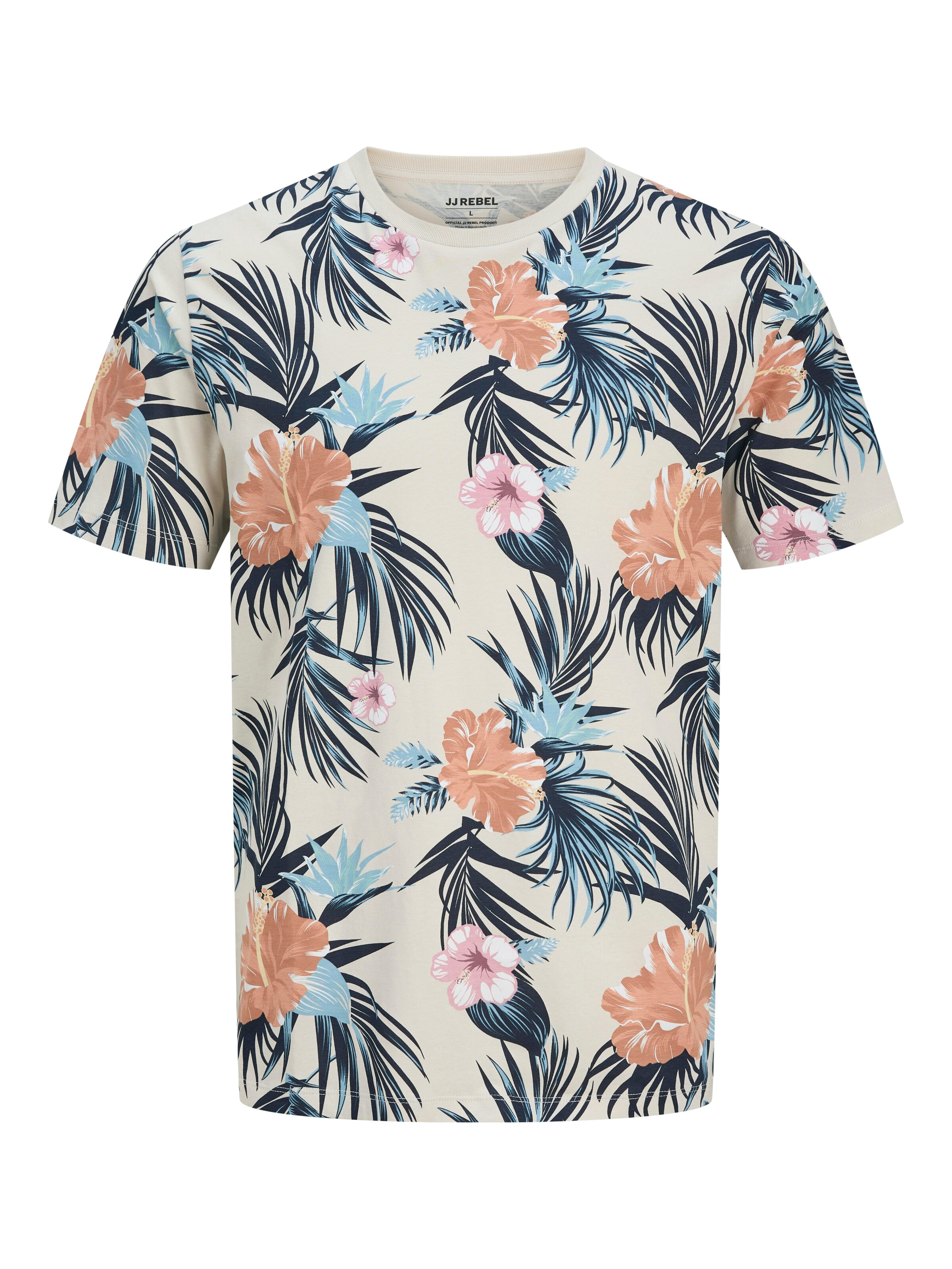 JJ Rebel oversized t-shirt in ecru | ASOS