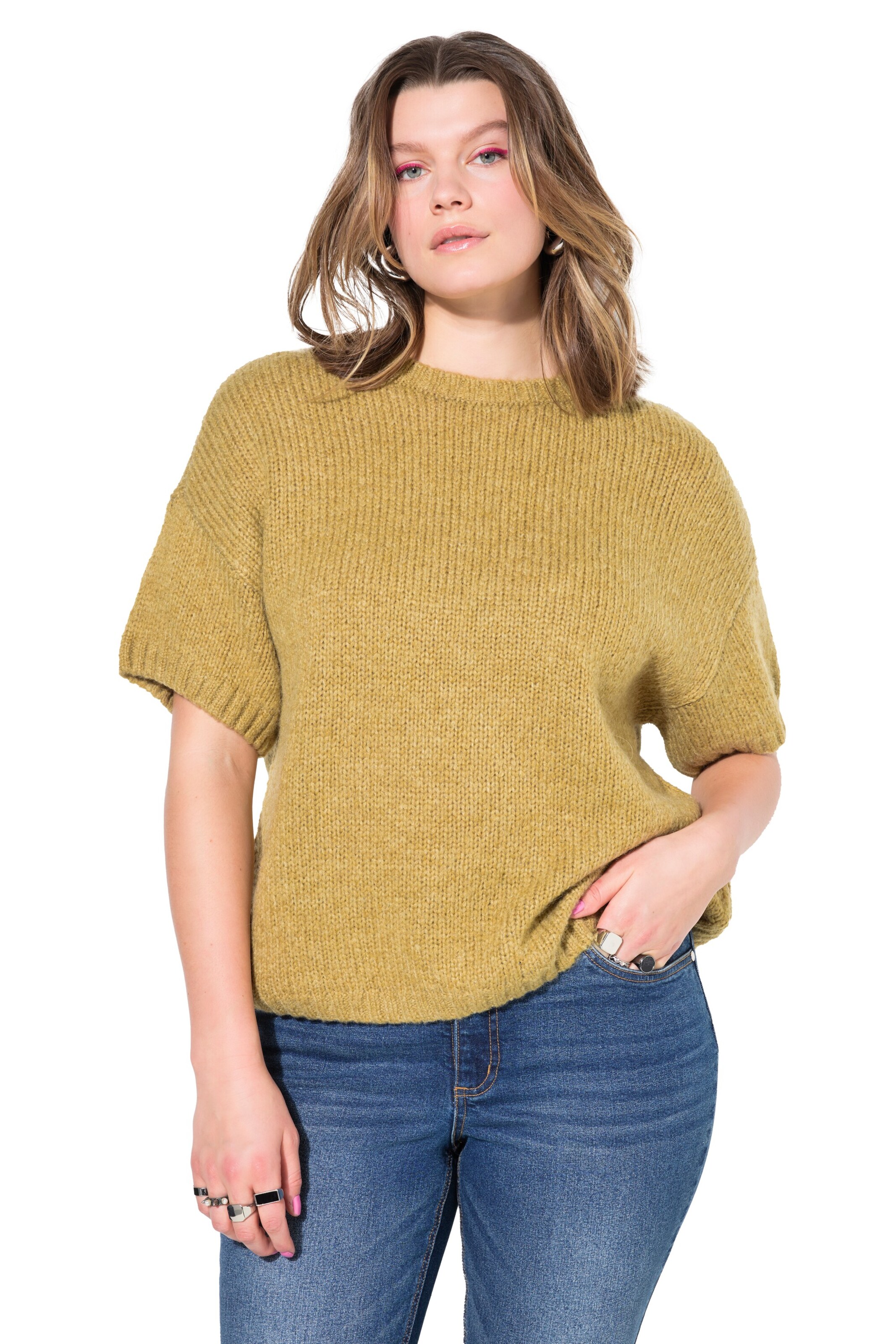 Studio Untold Pullover in Grün: Vorderseite