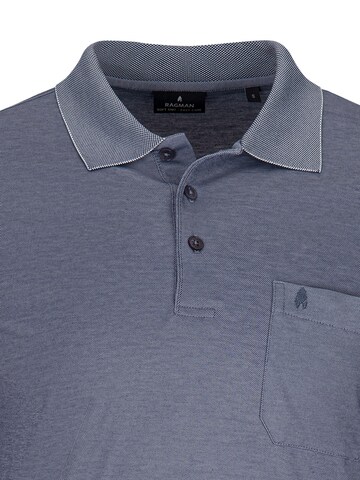 Ragman Shirt 'Basic' in Blauw
