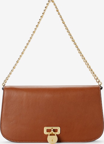 Lauren Ralph Lauren Håndtaske 'TANNER' i brun: forside