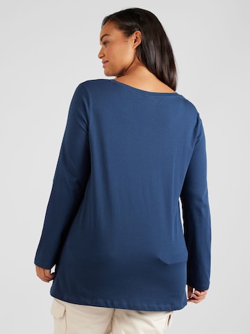 mėlyna ONLY Carmakoma Marškinėliai 'Bonnie'