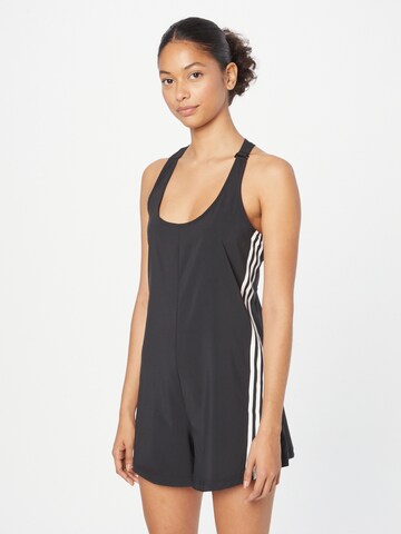 ADIDAS PERFORMANCE Tracksuit 'Train Icons 3-Stripes Onesie' in Black: front