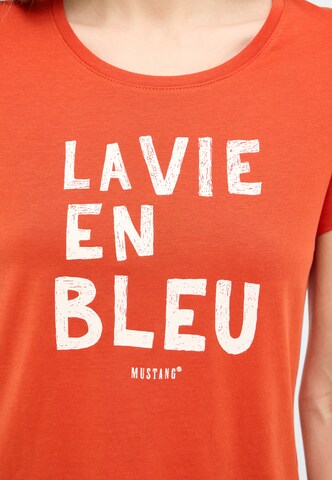 MUSTANG Shirt 'Alma' in Red