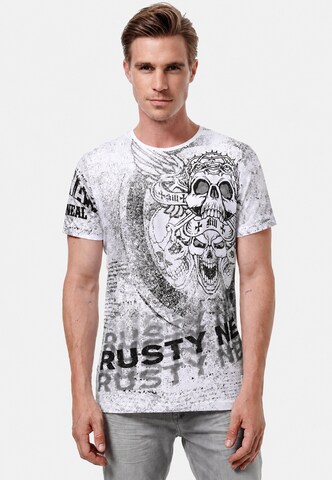 Rusty Neal Shirt in White: front