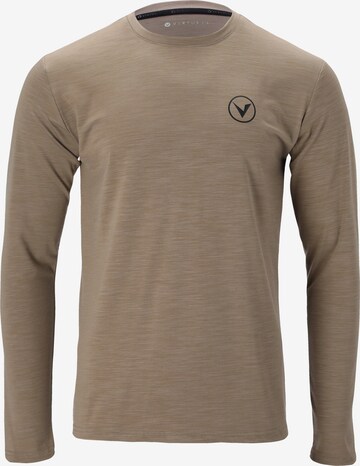 Virtus Performance Shirt 'JOKER' in Brown: front