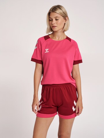 T-shirt fonctionnel Hummel en rose : devant