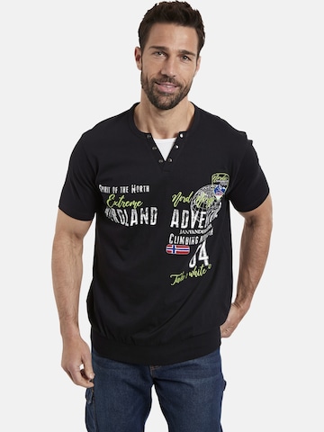 T-Shirt ' Ertto ' Jan Vanderstorm en noir : devant