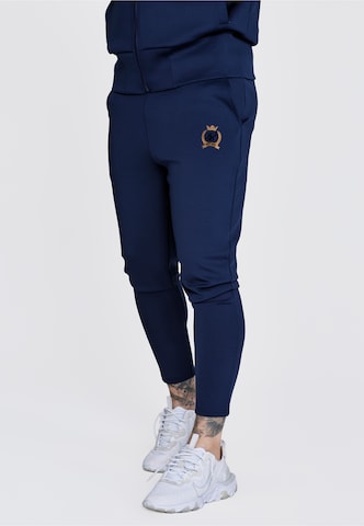 SikSilk Skinny Spodnie 'Essentials' w kolorze niebieski