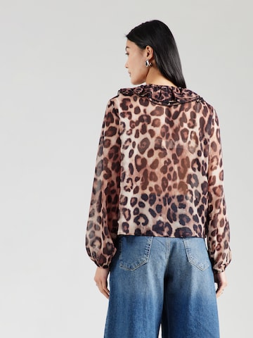 Camicia da donna di monari in marrone