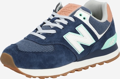 new balance Zemie brīvā laika apavi tumši zils / brūns / piparmētru, Preces skats