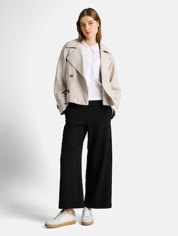 TOM TAILOR DENIM Wide Leg Hose in Schwarz: Vorderseite