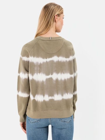 CAMEL ACTIVE Batik Sweatshirt mit Tie-Dye Effekt in Grün