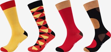 FUN Socks Sokken in Geel: voorkant